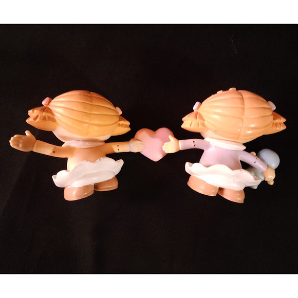 Vintage Bumpkins Lot 5 Girl & Boy 2.5" Toy Figure Fabrizio George Good 1985 PVC - Picture 7 of 10